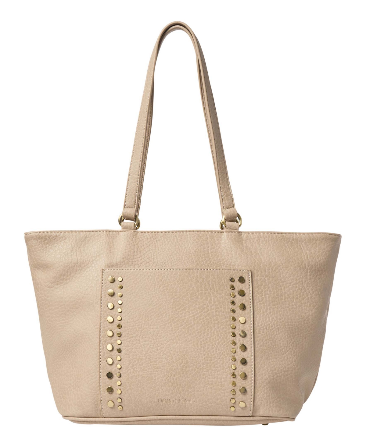 Urban Originals Paper Moon Faux Leather Tote Bag In Gray