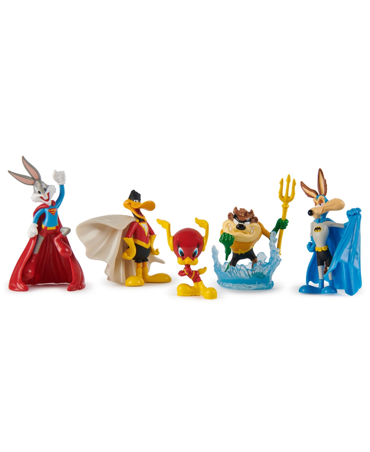 Shop Dc Comics , Looney Tunes Mash-up Pack, Limited Edition Wb 100 Years Anniversary, 5 Looney Tunes X Dc Figures In Multi-color