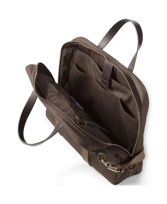 Lands' End Waxed Canvas Laptop Briefcase Macy's
