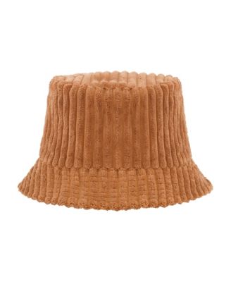 Tahari Women's Wide Wale Corduroy Bucket Hat - Chic and Stylish Headwear Packable for Travel