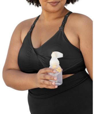 Plus Size Busty Sublime Hands-Free Pumping & Nursing Sports Bra Fits 42E-46I