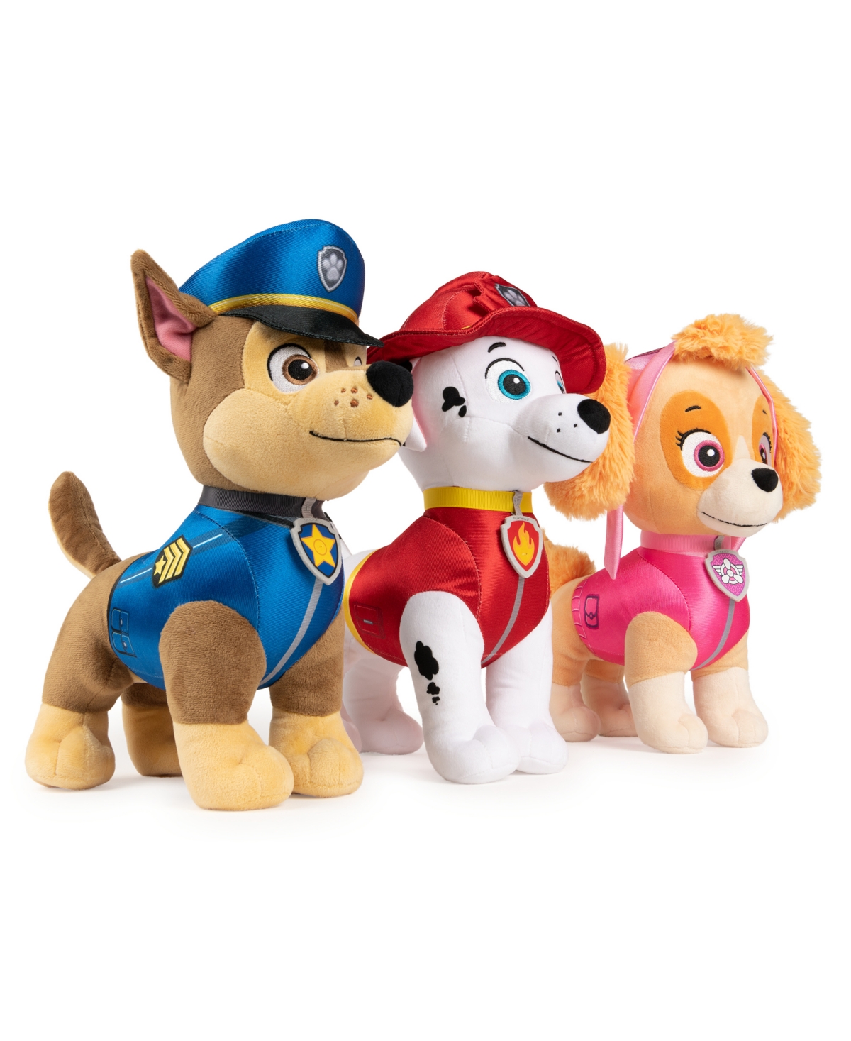 Paw Patrol Chase In Heroic Standing Position Premium Stuffed Animal Plush Toy In Multi-color