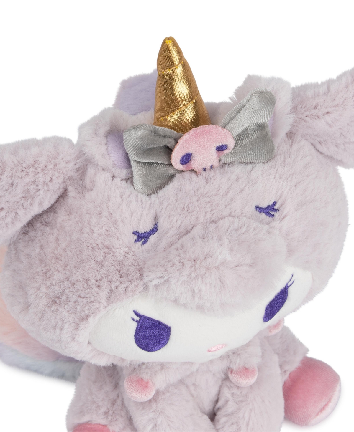 Hello Kitty Kuromi Unicorn Plush Toy, Premium Stuffed Animal, 6" In Multi-color