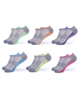 Women's No-Show Sports Socks 6 Pack