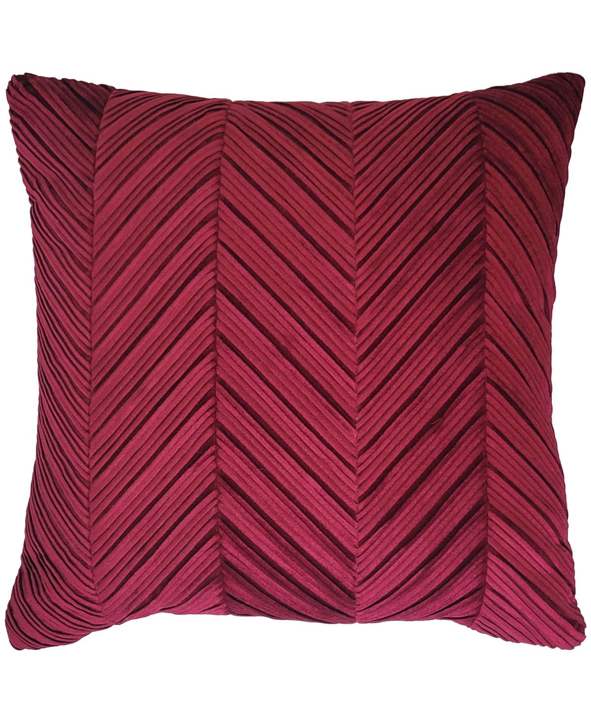 Edie@Home Chevron Velvet Decorative Pillow, 20