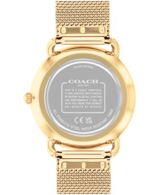 Women's Elliot Gold-Tone Stainless Steel Mesh Bracelet Watch 36mm