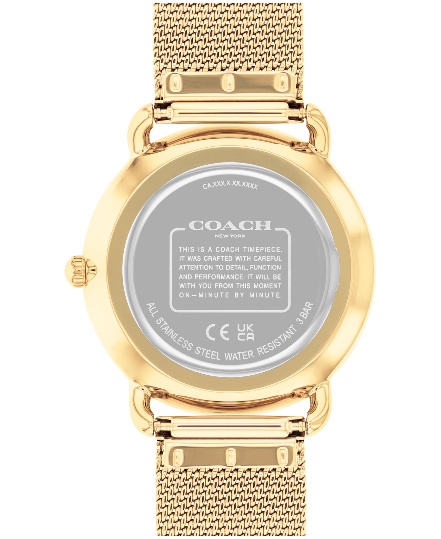 Women's Elliot Gold-Tone Stainless Steel Mesh Bracelet Watch 36mm