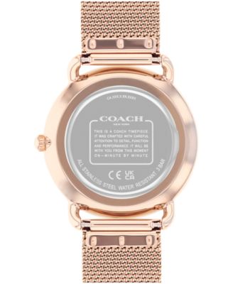 Women's Elliot Rose Gold-Tone Stainless Steel Mesh Bracelet Watch 36mm