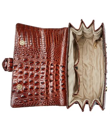 Brahmin Duxbury Abalone Medium Embossed Leather Satchel - Macy's