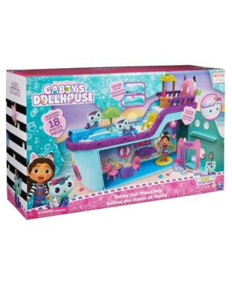 Gabby's Dollhouse Gabby Cat Friend Ship, Cruise Ship Toy With 2 Toy ...