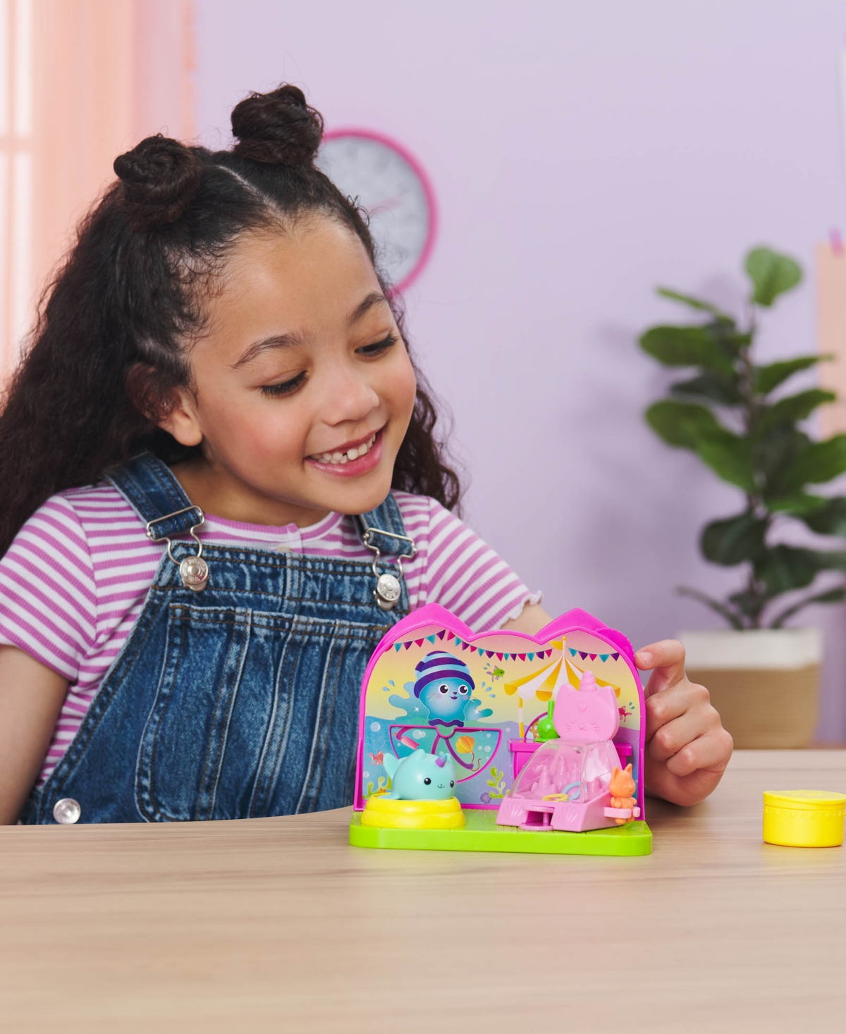 Shop Gabby's Dollhouse Dreamworks Kitty Narwhal's Carnival Room, With Toy Figure, Surprise Toys And Dollhouse Furniture In Multi-color