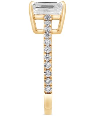 Badgley Mischka Certified Lab Grown Diamond Engagement Ring (2-1/2 ct. t.w.) in 14k Gold