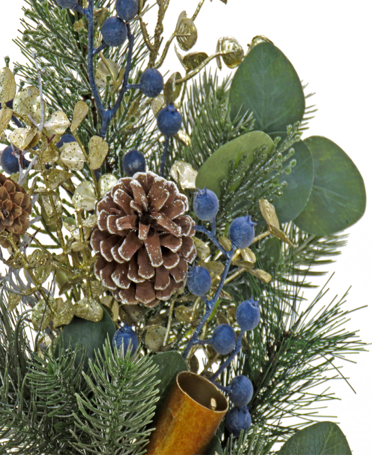 National Tree Company 28" Hgtv Home Collection Swiss Chic Spray Pair In Blue