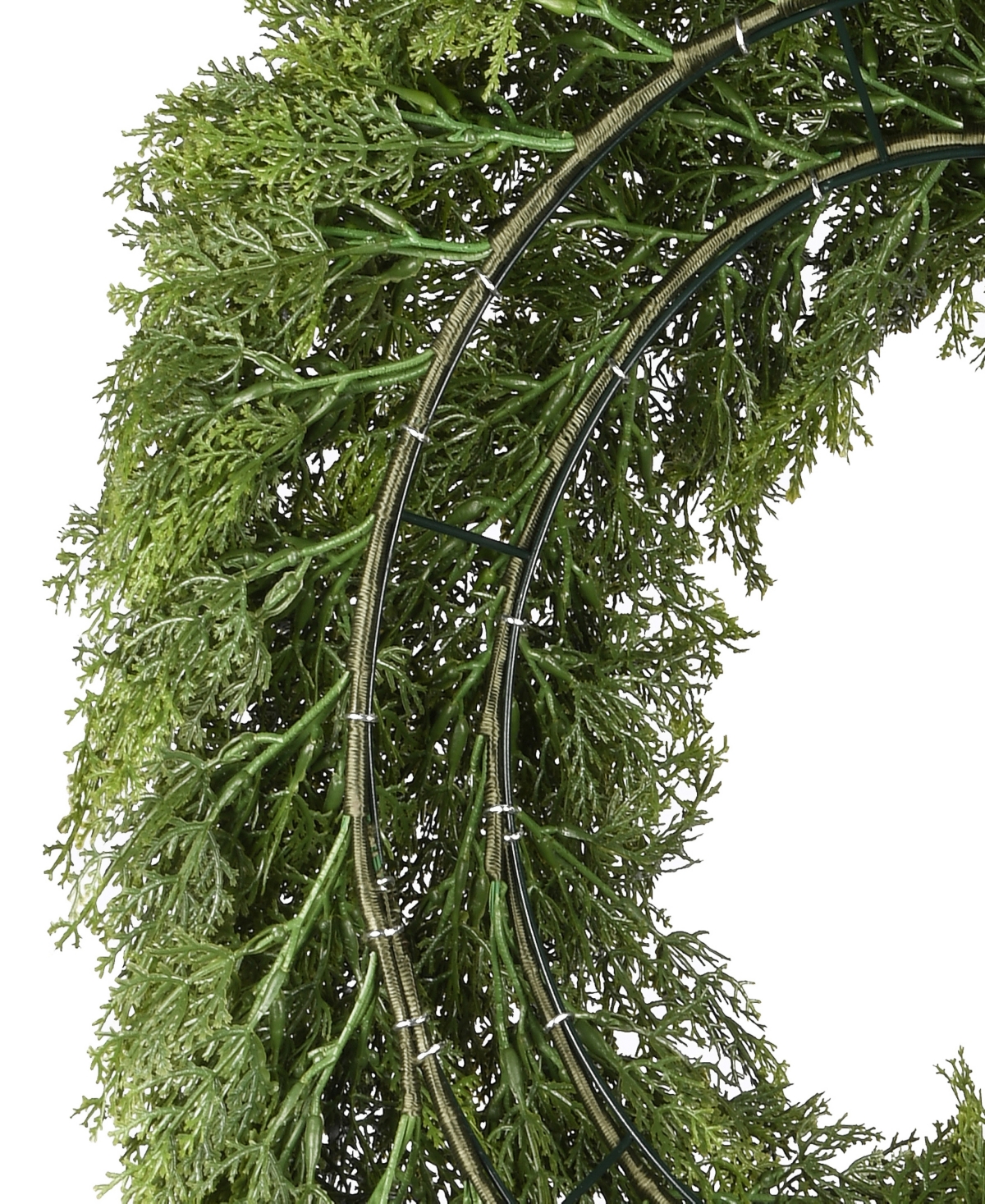 National Tree Company 24" Arborvitae Wreath In Green