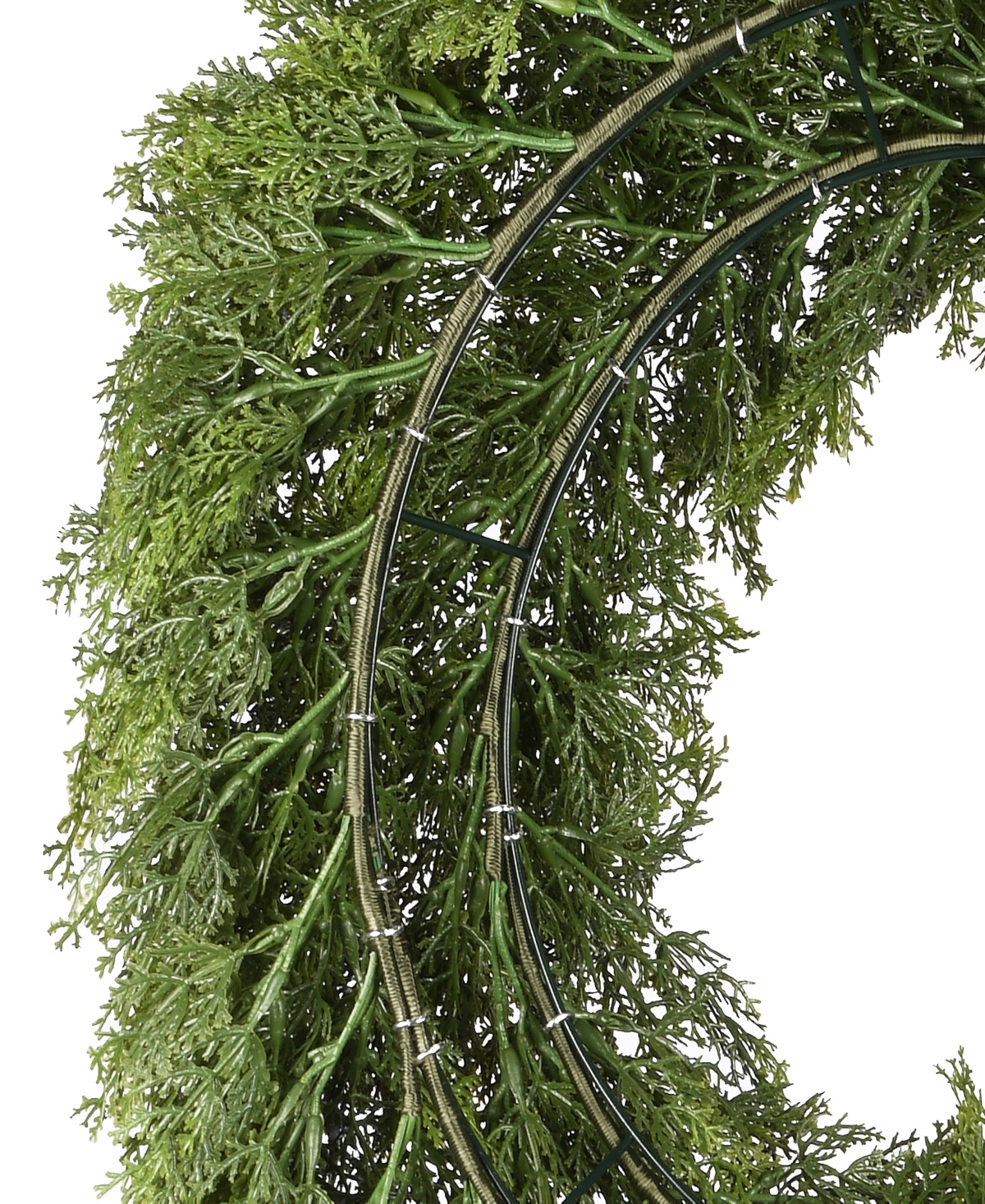 Shop National Tree Company 24" Arborvitae Wreath In Green