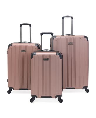 Kenneth Cole Reaction South Street 3 Pc. Hardside Luggage Set Created for Macy s Rose Gold