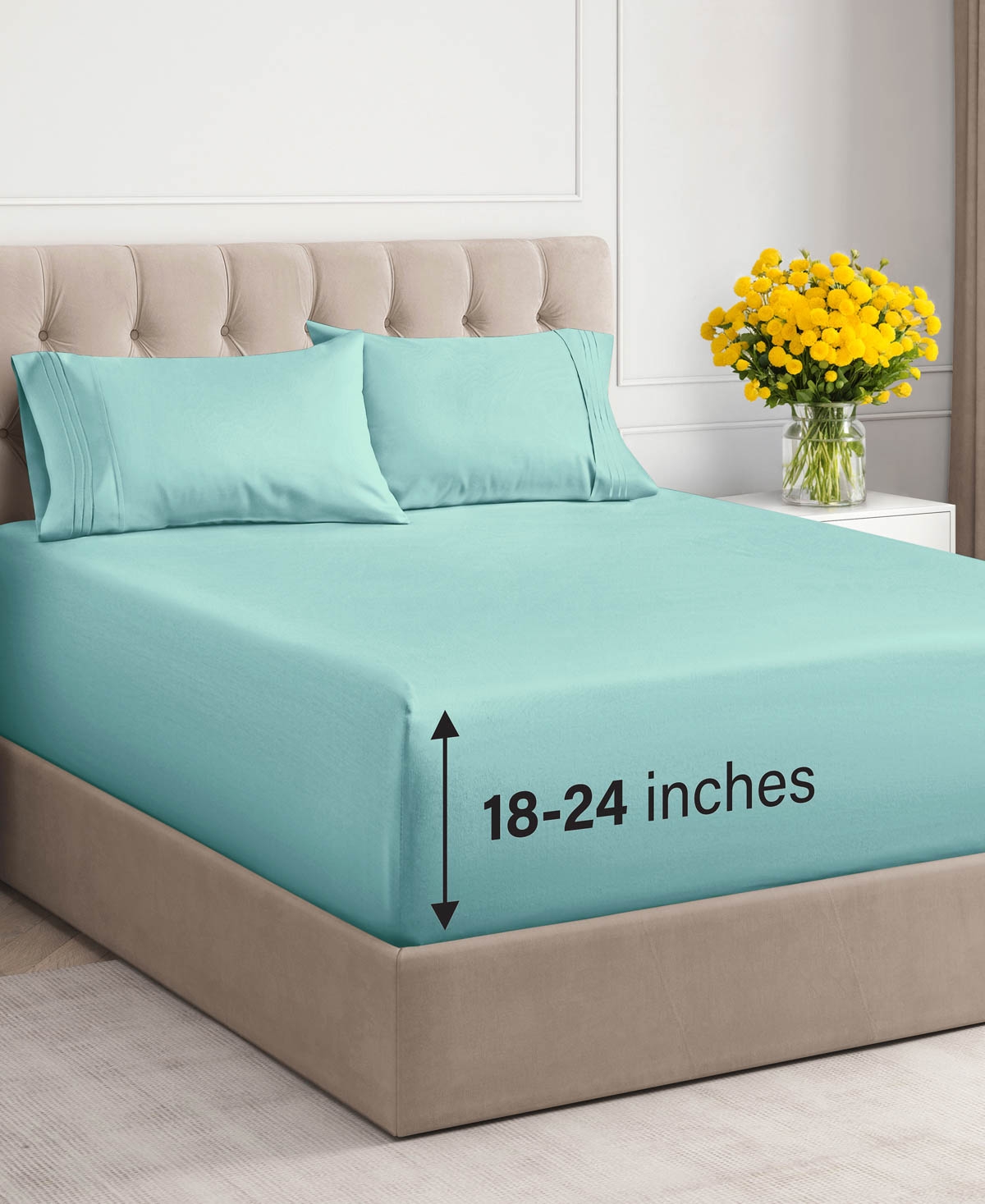 Cgk Unlimited Microfiber Sheet Set 18