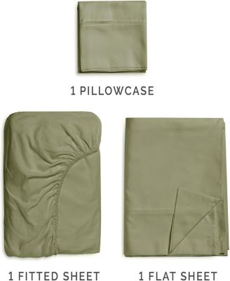 3 Piece 100% Cotton 400 Thread Count Sheet Set - Twin Extra Long