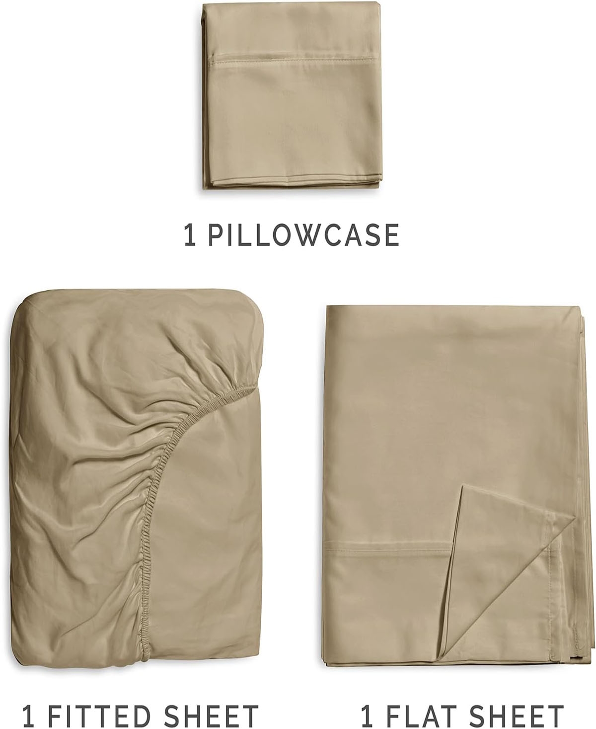 Cgk Unlimited 3 Piece 100% Cotton 400 Thread Count Sheet Set - Extra Long