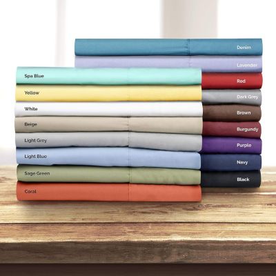 Single Flat Sheet/Top Sheet Microfiber - California King