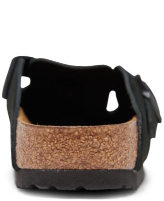 Women's Boston Soft Footbed Suede Leather Clogs from Finish Line