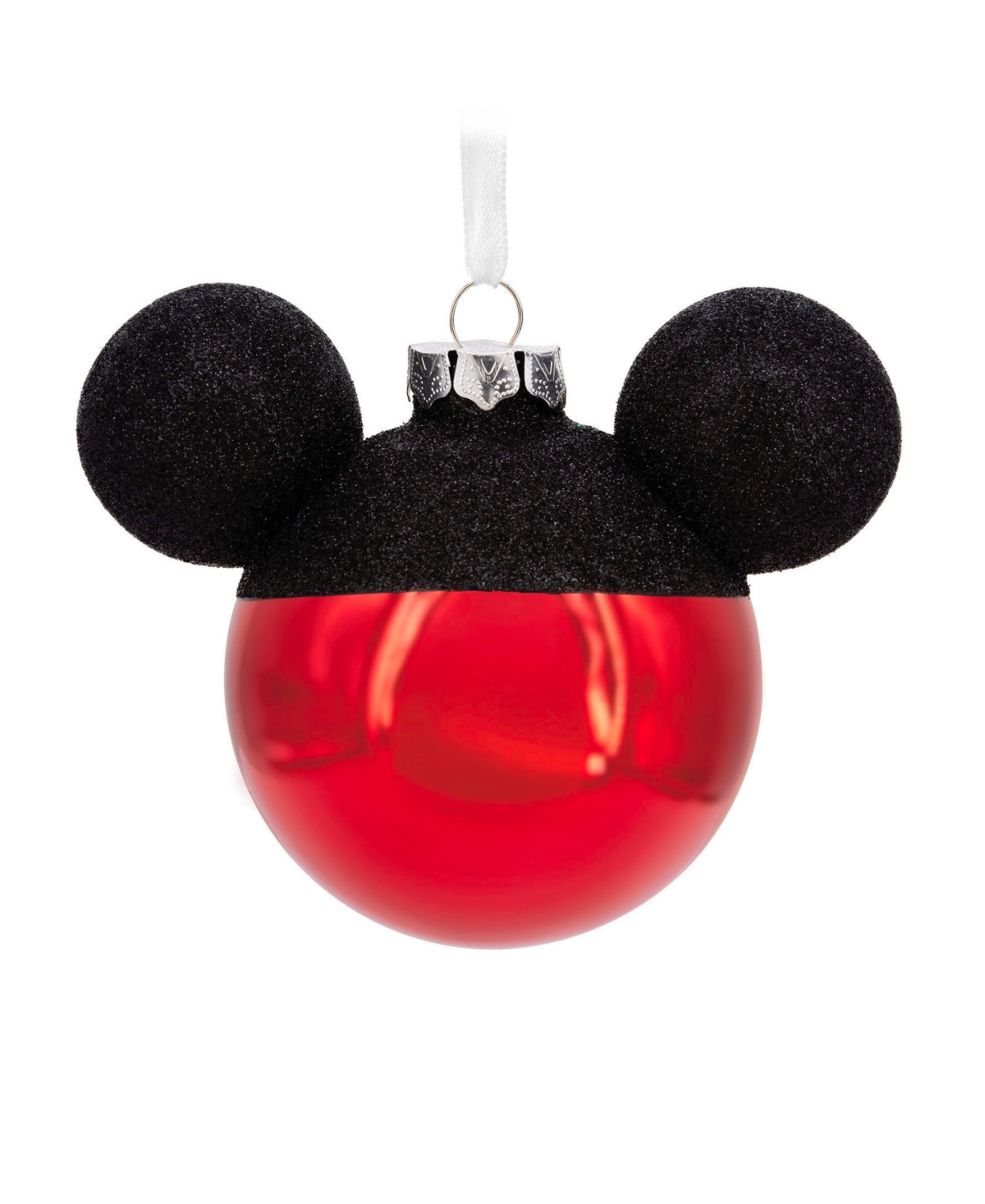 Hallmark Christmas Ornament Disney Mickey Mouse Icon Blown Glass - Multi-colored