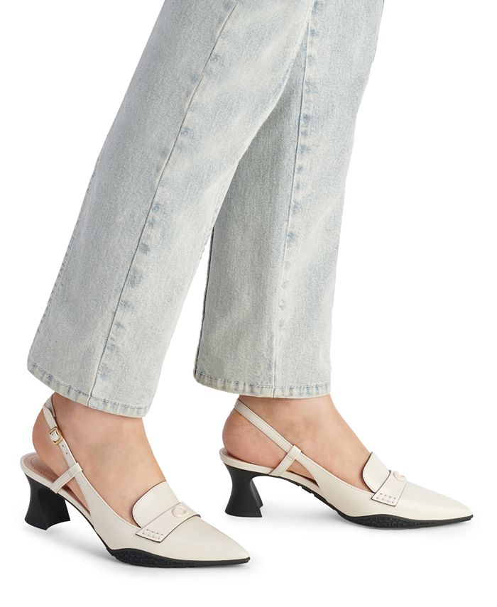 COACH Women's Nikola Slingback Kitten Heel Pumps Macy's