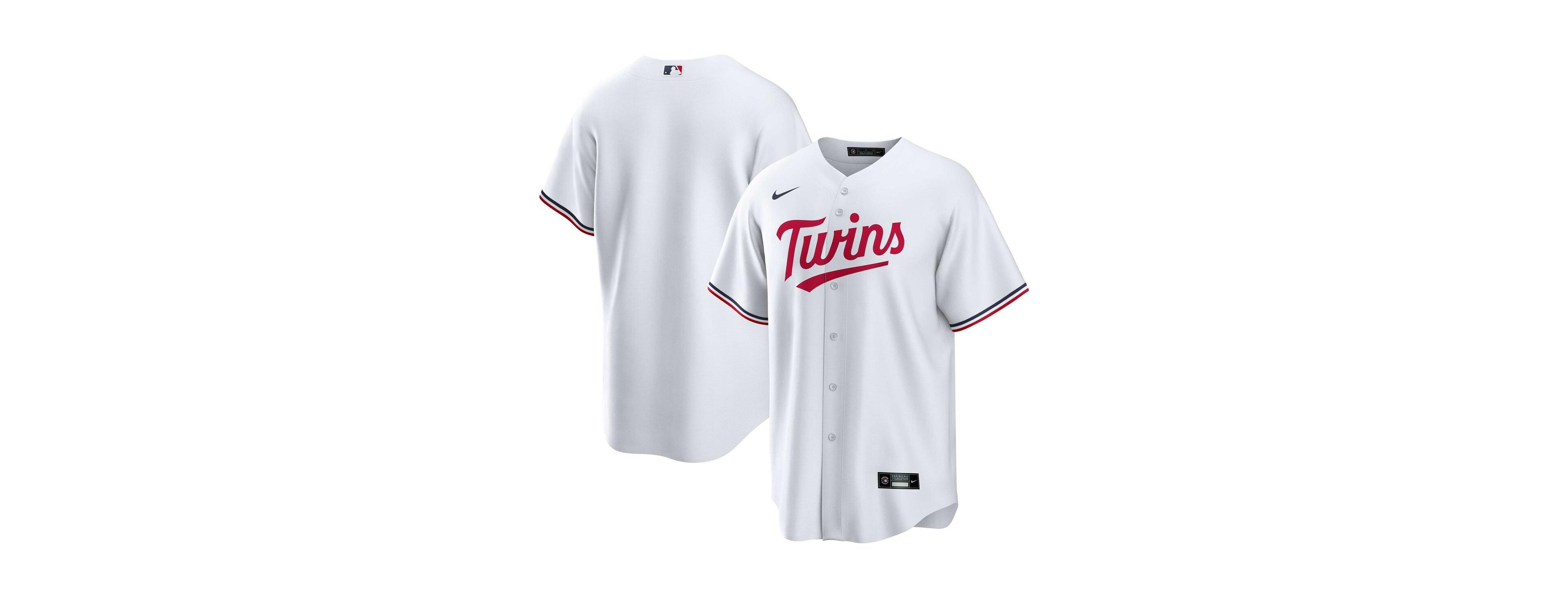 Men's Nike White Minnesota Twins Home Replica Team Jersey