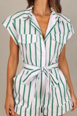 Women's Addie Tie Waist Romper