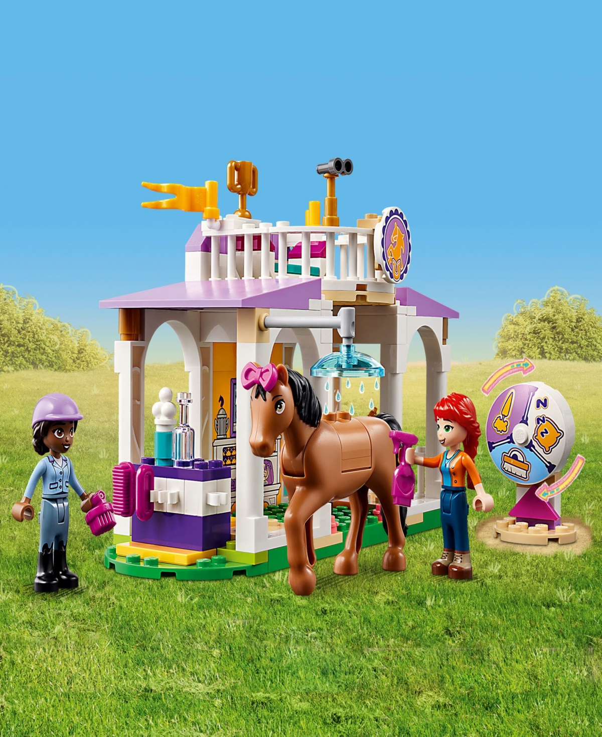 Shop Lego Friends 41746 Horse Training Toy Building Set With Minifigures In Multicolor