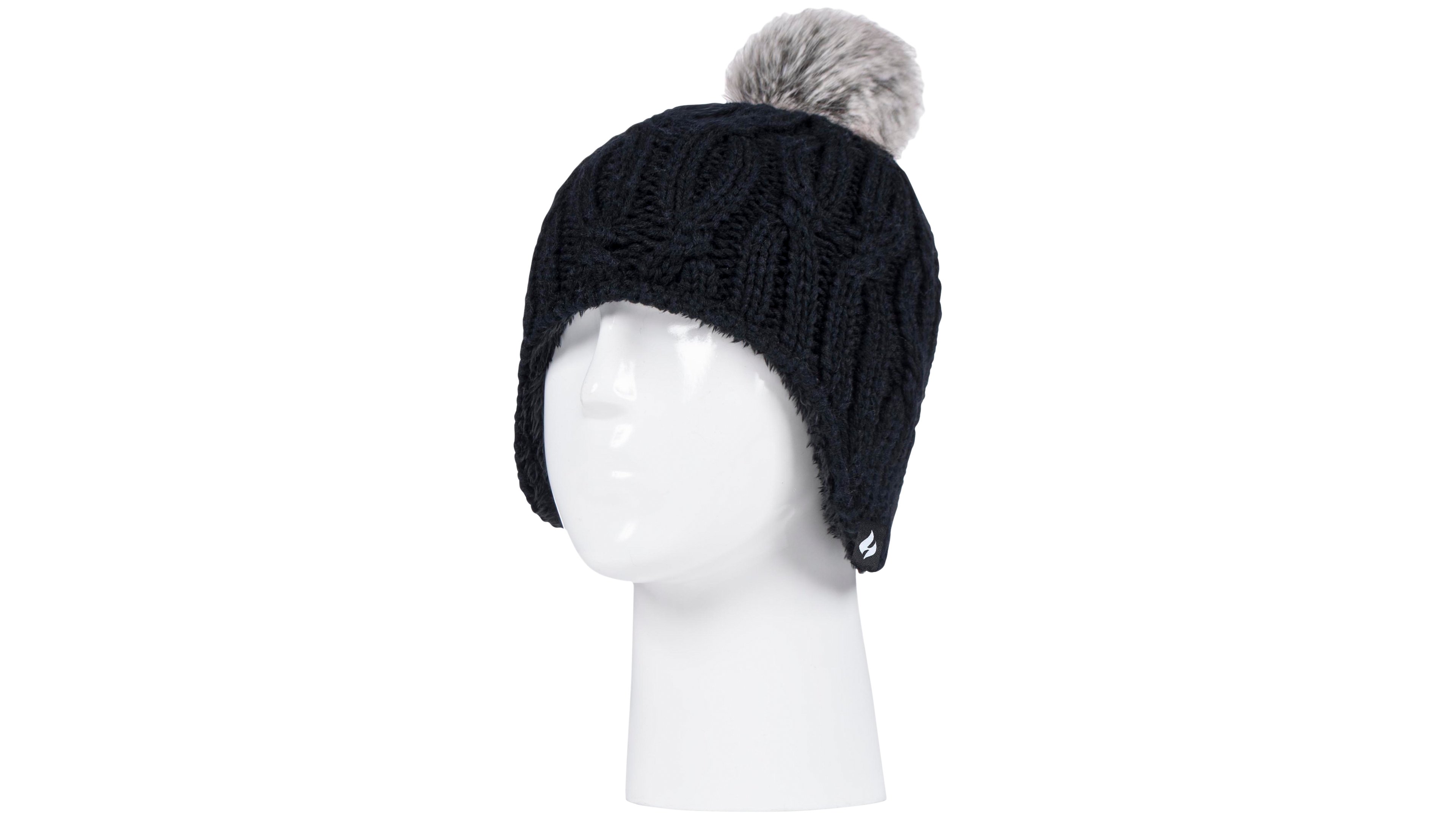 Heat Holders Women's Nikki Cosy Ears Pom-Pom Hat