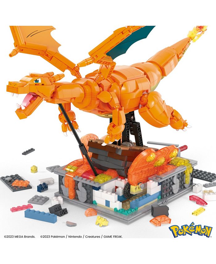 Pokemon MEGA Charizard Building Kit with Motion (1663 Pieces) for