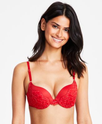 Maidenform - Love the Lift Cross Dye All Over Lace Push-Up Plunge Bra 9900