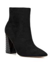 Black high heel deals boots for girls