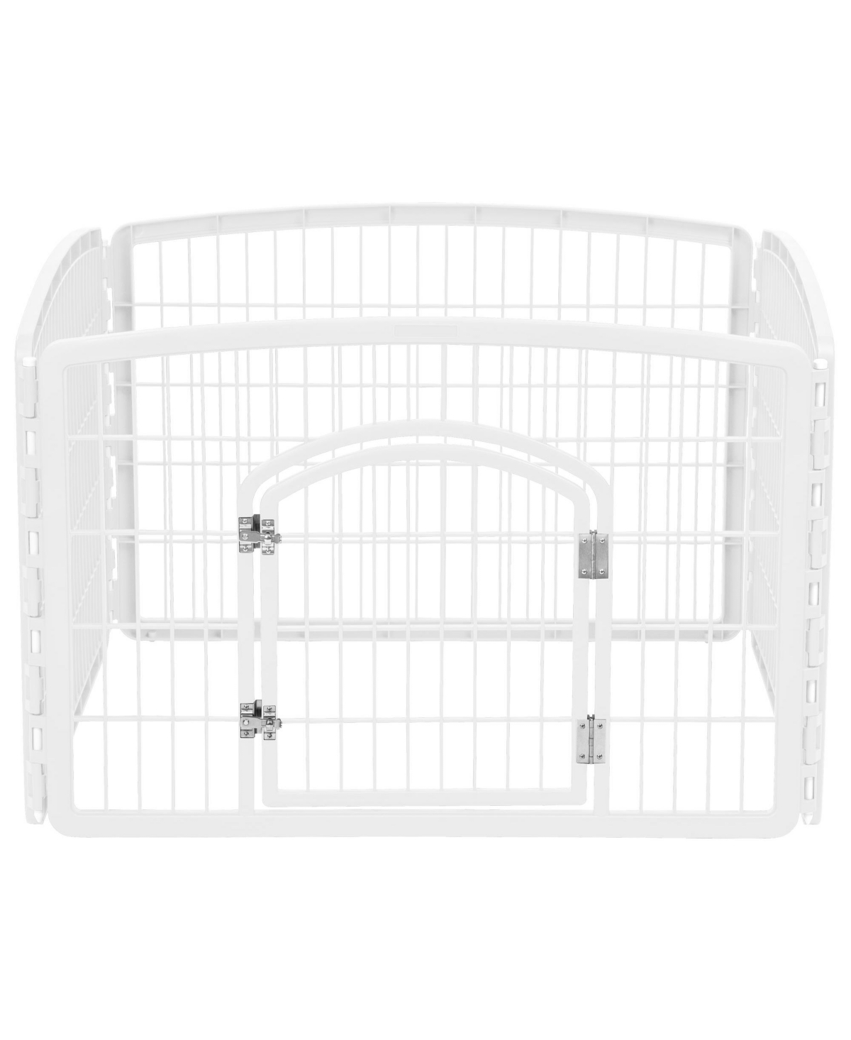 UPC 762016447360 product image for 24-inch Exercise 4-Panel Pet Playpen with Door, White | upcitemdb.com