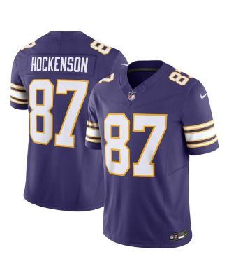 Men's Nike T.j. Hockenson Purple Minnesota Vikings Game Player Jersey Size: Small