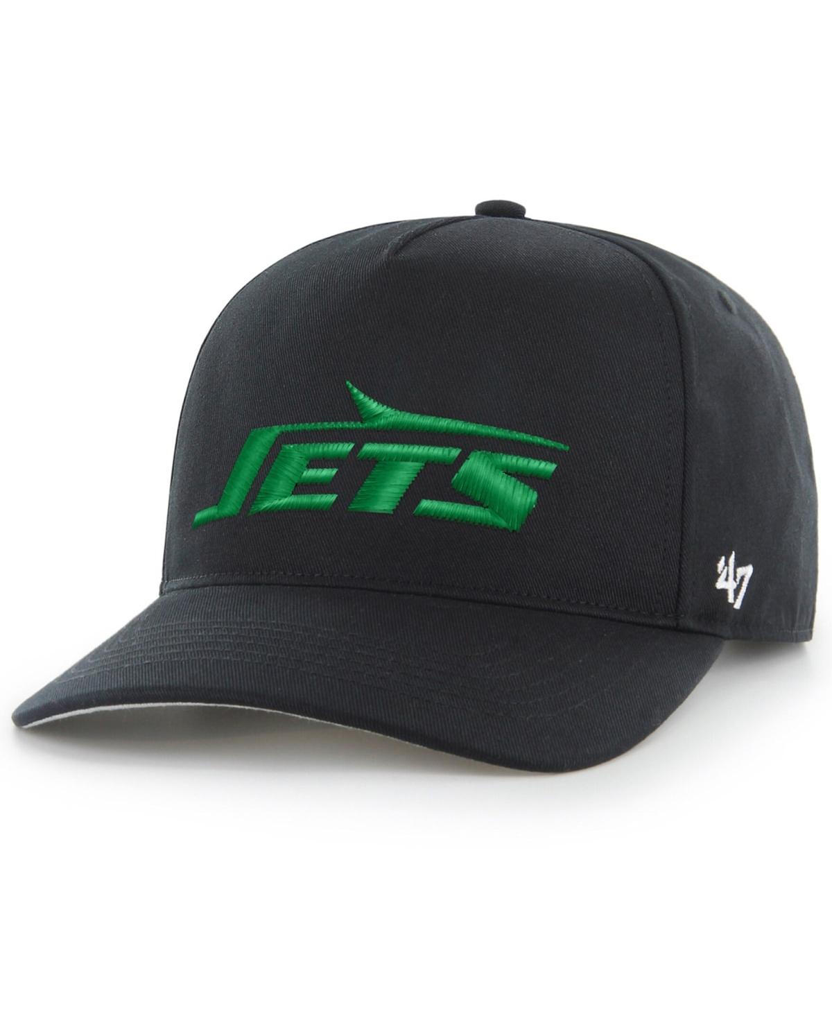 Men's '47 Brand Black New York Jets Legacy Hitch Adjustable Hat - Black