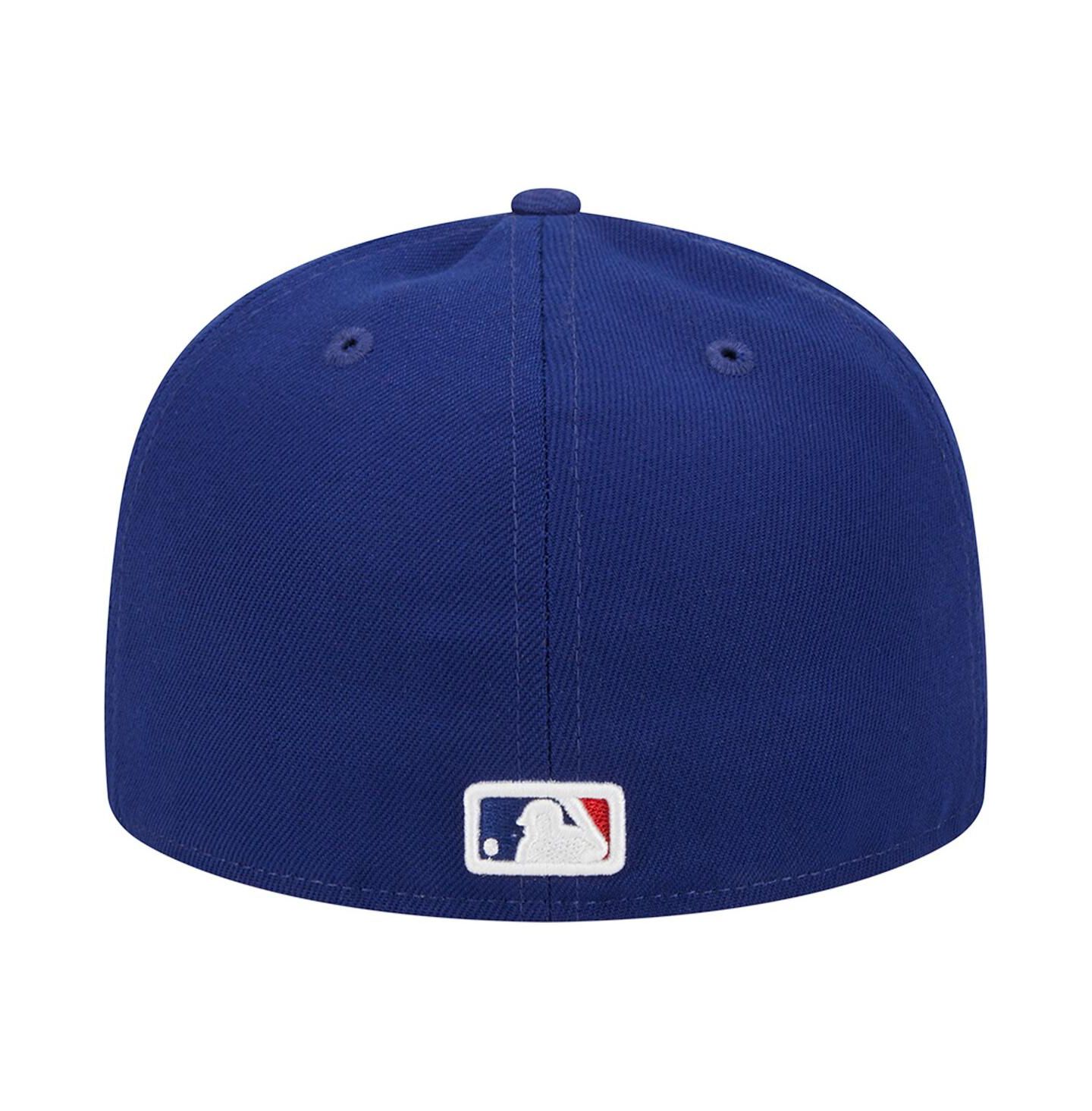Мужская кепка New Era Royal Los Angeles Dodgers Alternate Logo 2020 World Series Team Color 59FIFTY Fitted Hat — фото 5