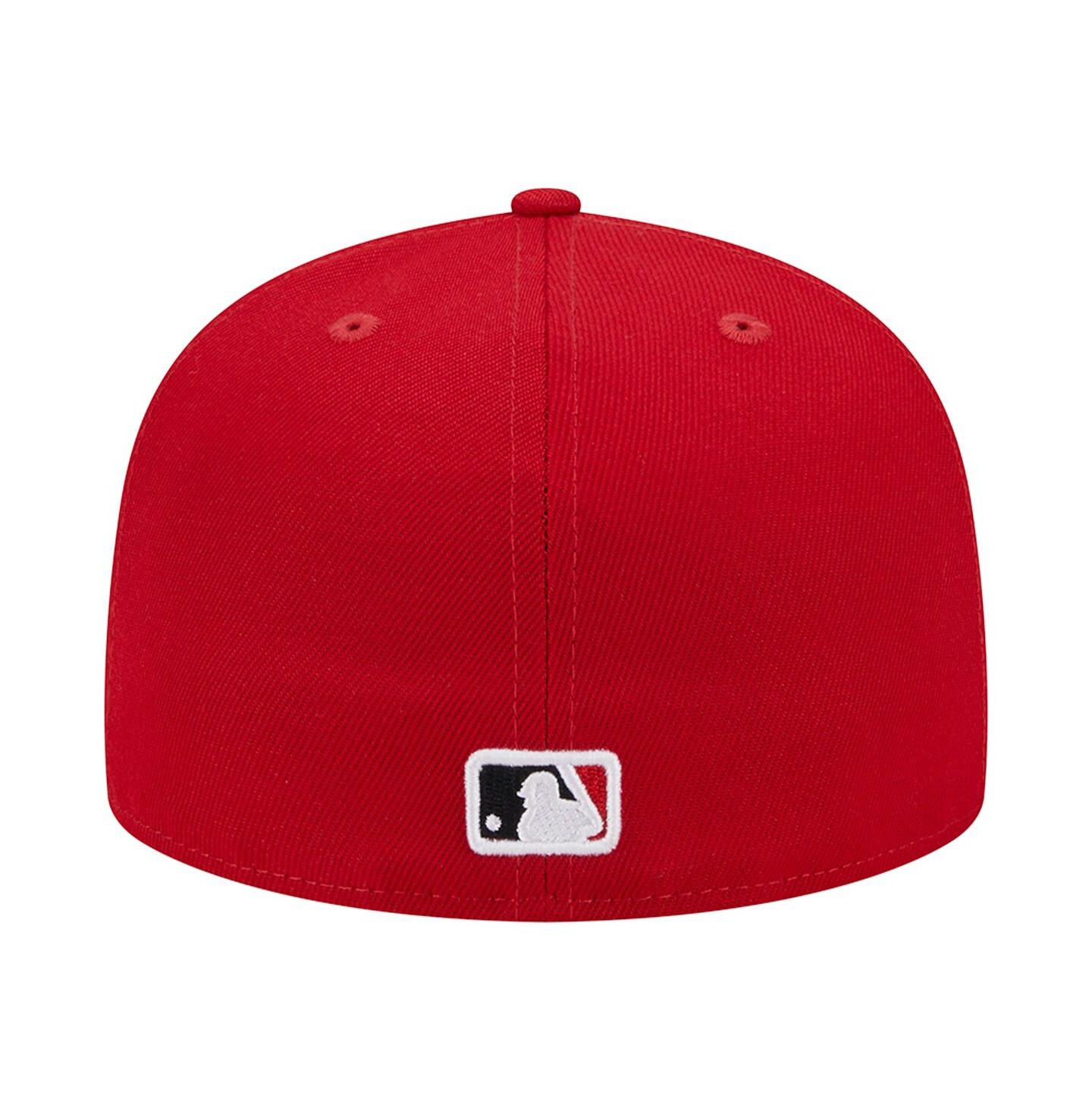 Мужская кепка New Era Red Cincinnati Reds 1990 World Series Team Color 59FIFTY Fitted Hat — фото 5