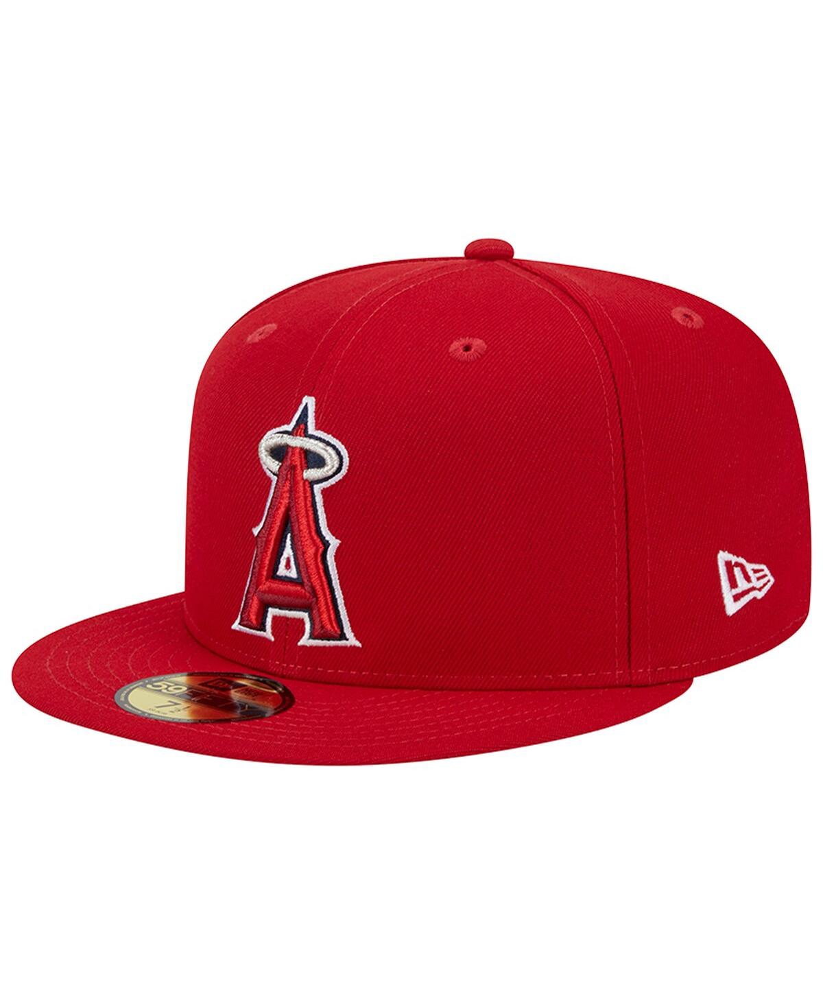 Men's New EraLos Angeles Angels 2010 Mlb All-Star Game Team Color 59FIFTY Fitted Hat - Red