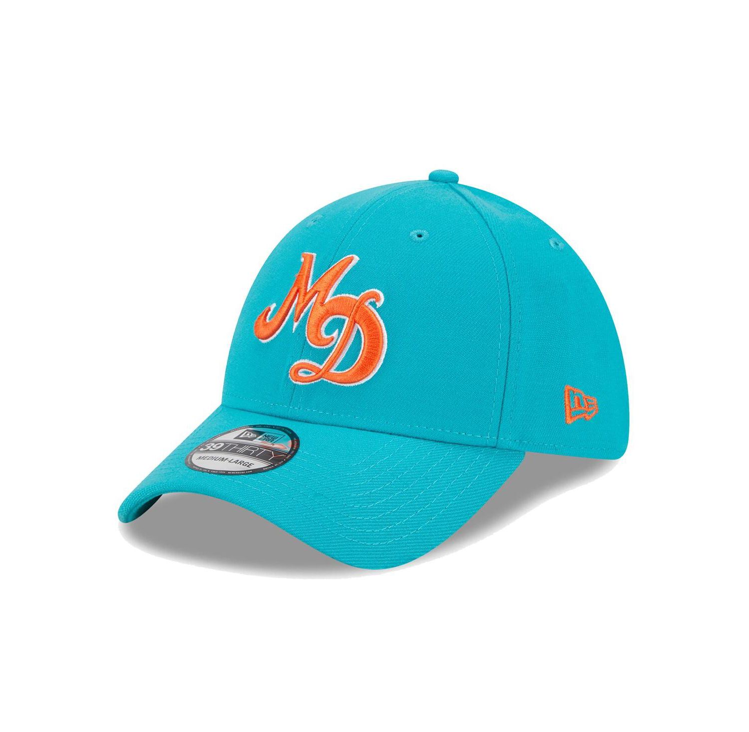 Men's Aqua Miami Dolphins City Originals 39THIRTY Flex Hat
