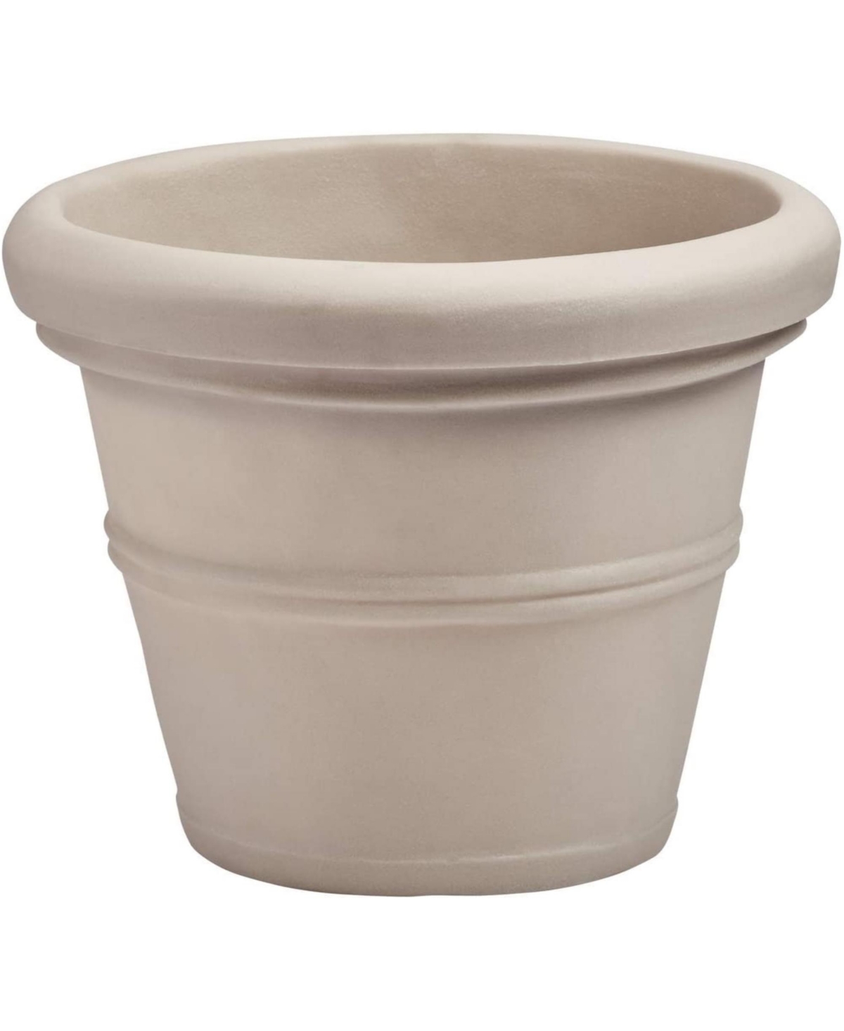 Brunello Classic Pot, Weathered Stone, 14 Inches - Brown
