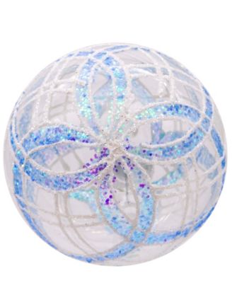 Decorazioni Blu Di Natale Con L'ornamento D'argento Immagine Stock