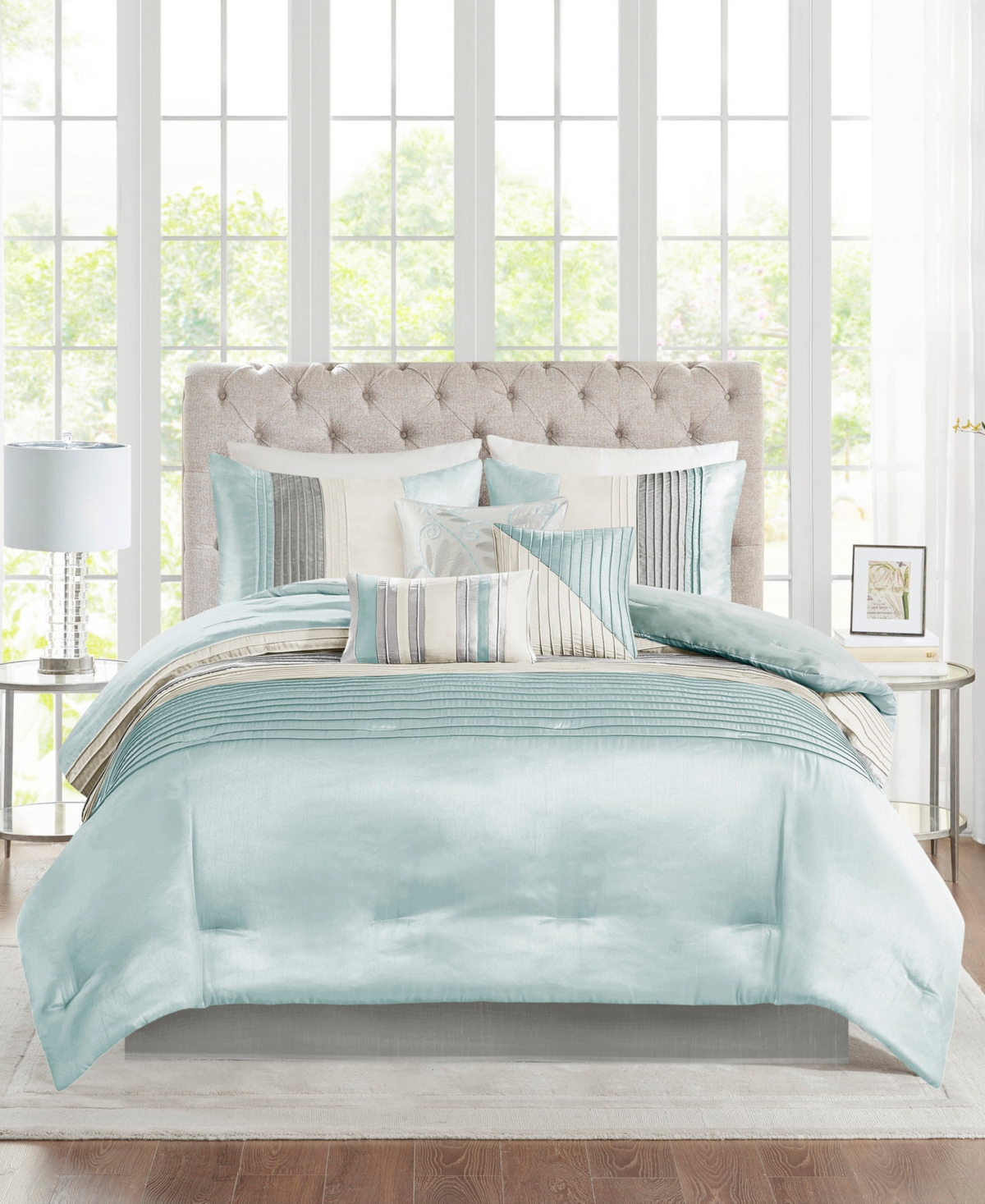 Closeout! Madison Park Amherst 7-Pc. Comforter Set,