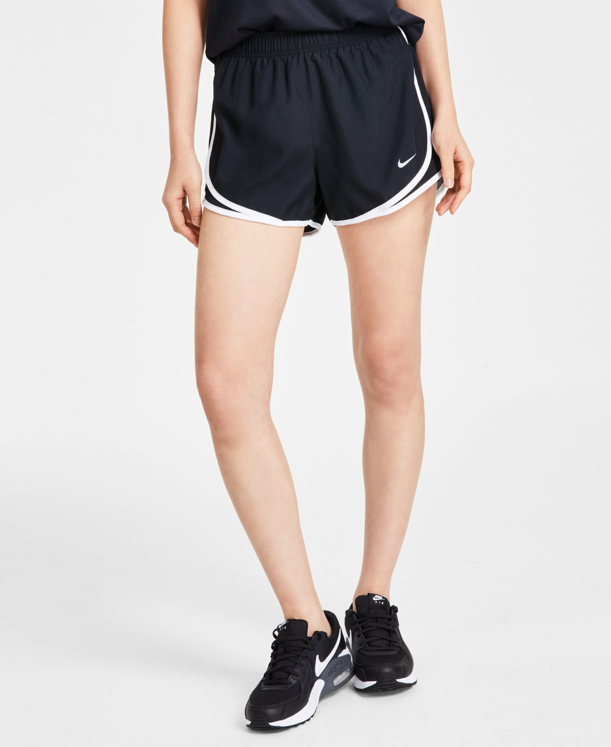 Nike Tempo Women's Brief-lined Running Shorts In Black,white