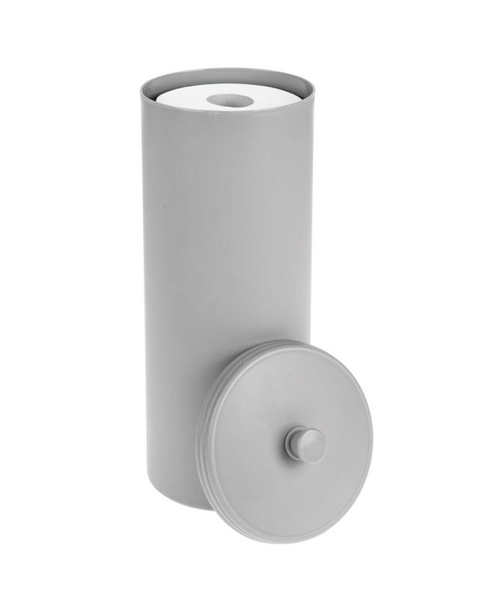 mDesign Plastic Toilet Paper 3Roll Storage Organizer Canister with