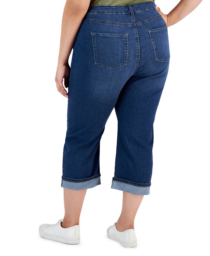 Style & Co Plus Size Curvy Capris, Created for Macy's - Macy's