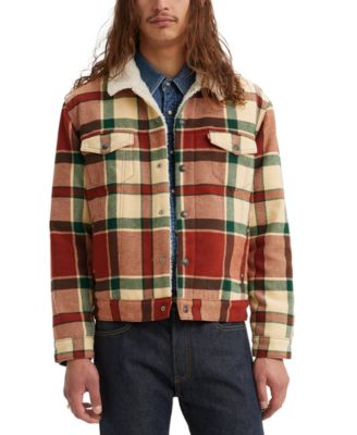 Levi's plaid coat best sale