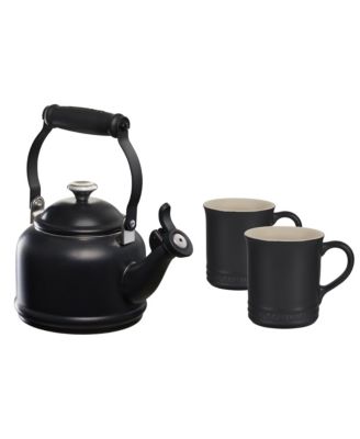 Le Creuset - Enamel-on-Steel Demi Kettle & Stoneware Mug Set