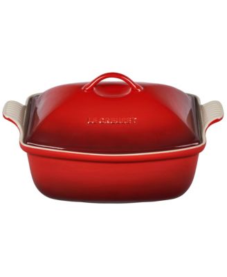 Heritage Stoneware 4.5 Quart Deep Baker with Lid